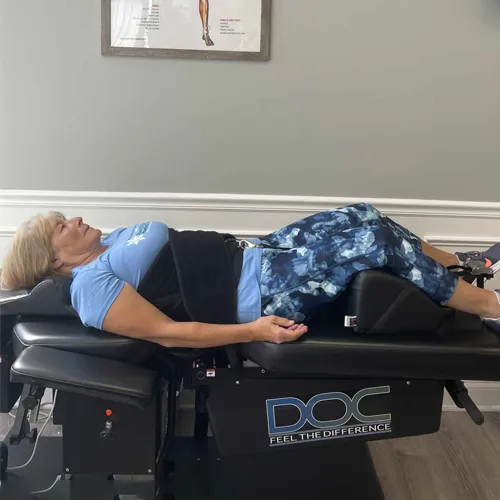 Pain Relief Baltimore MD Spinal Decompression Woman